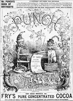 news print page for the magazine "Punch"