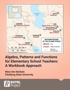 Algebra, Patterns, and Functions for Elementary School Teachers: A Workbook Approach book cover