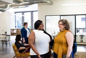 image of plus size people in a room