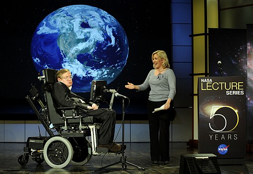 Photo of Stephen and Lucy Hawking